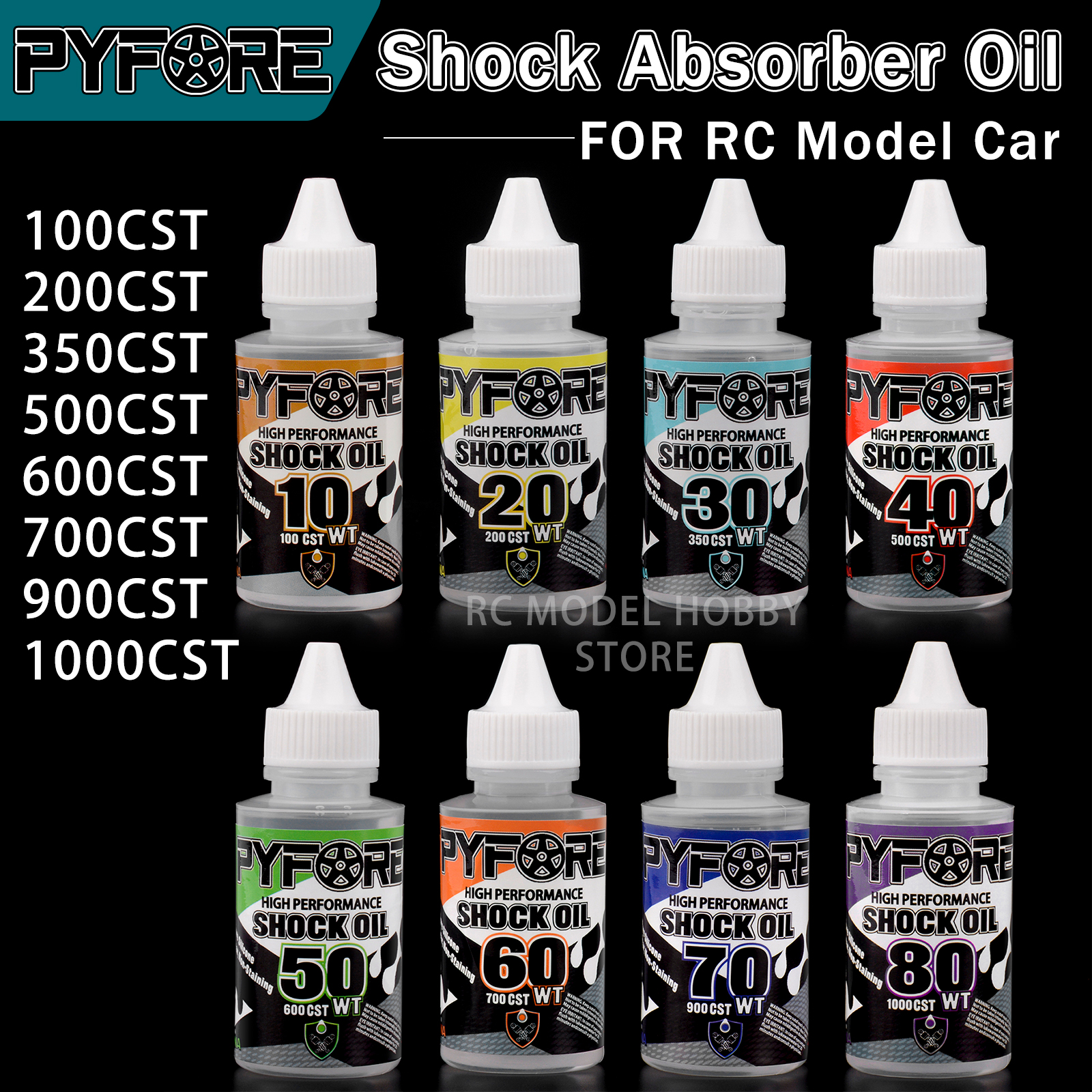 Rc Hobby Tool Kit - PYFORE Shock Absorber Oil 60ml 100CST