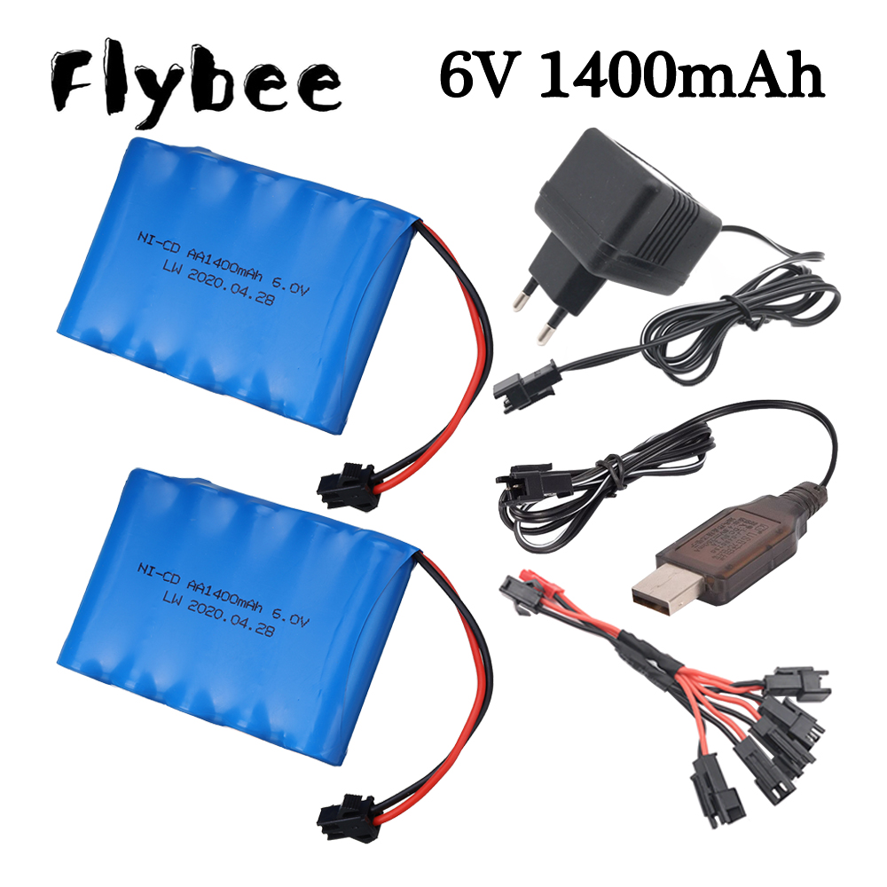 Rc Hobby Boat - 6v 1400mAh NiCD Battery For Rc