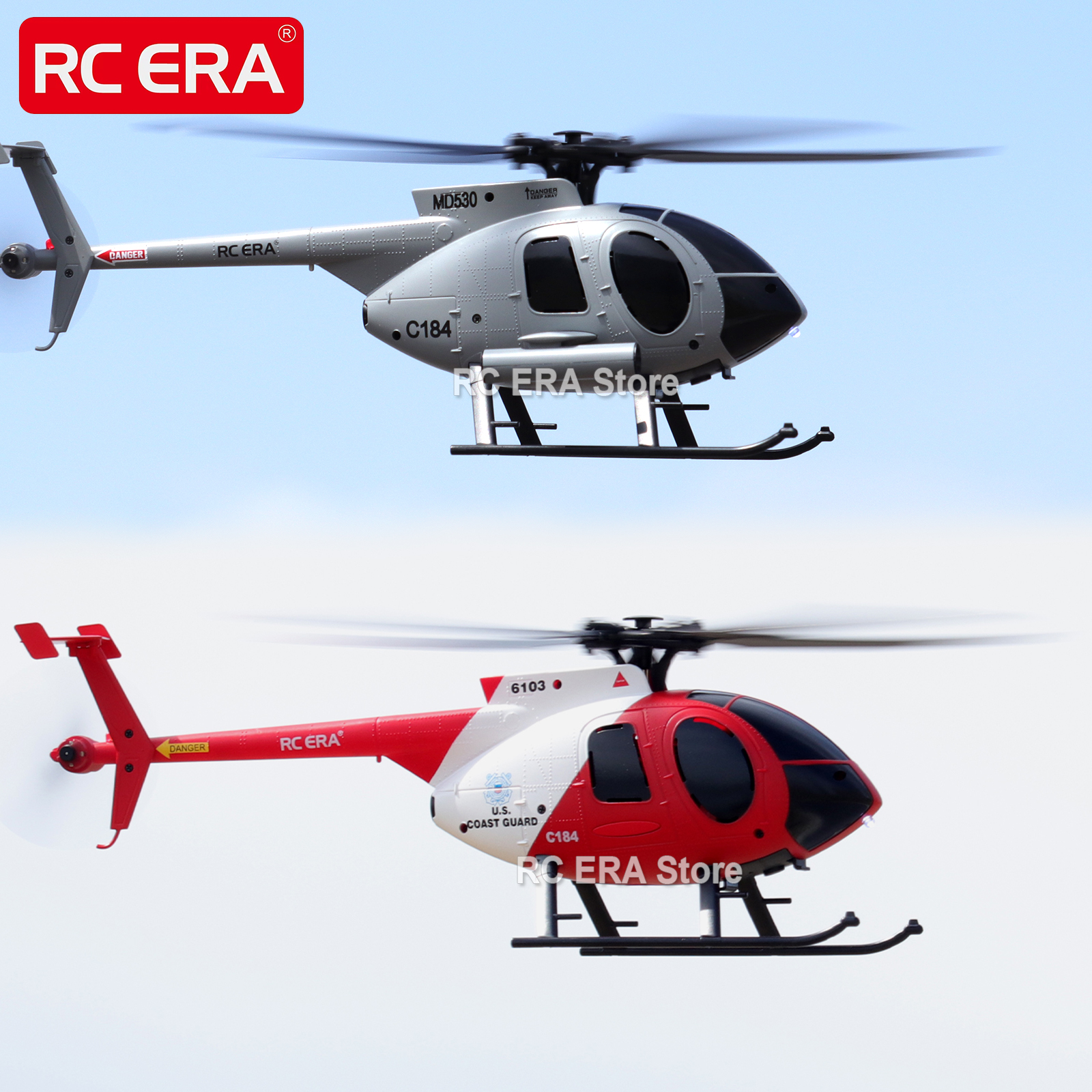 Rc Hobby Grade Helicopter - RC ERA C184 MD500 Gyro Optical