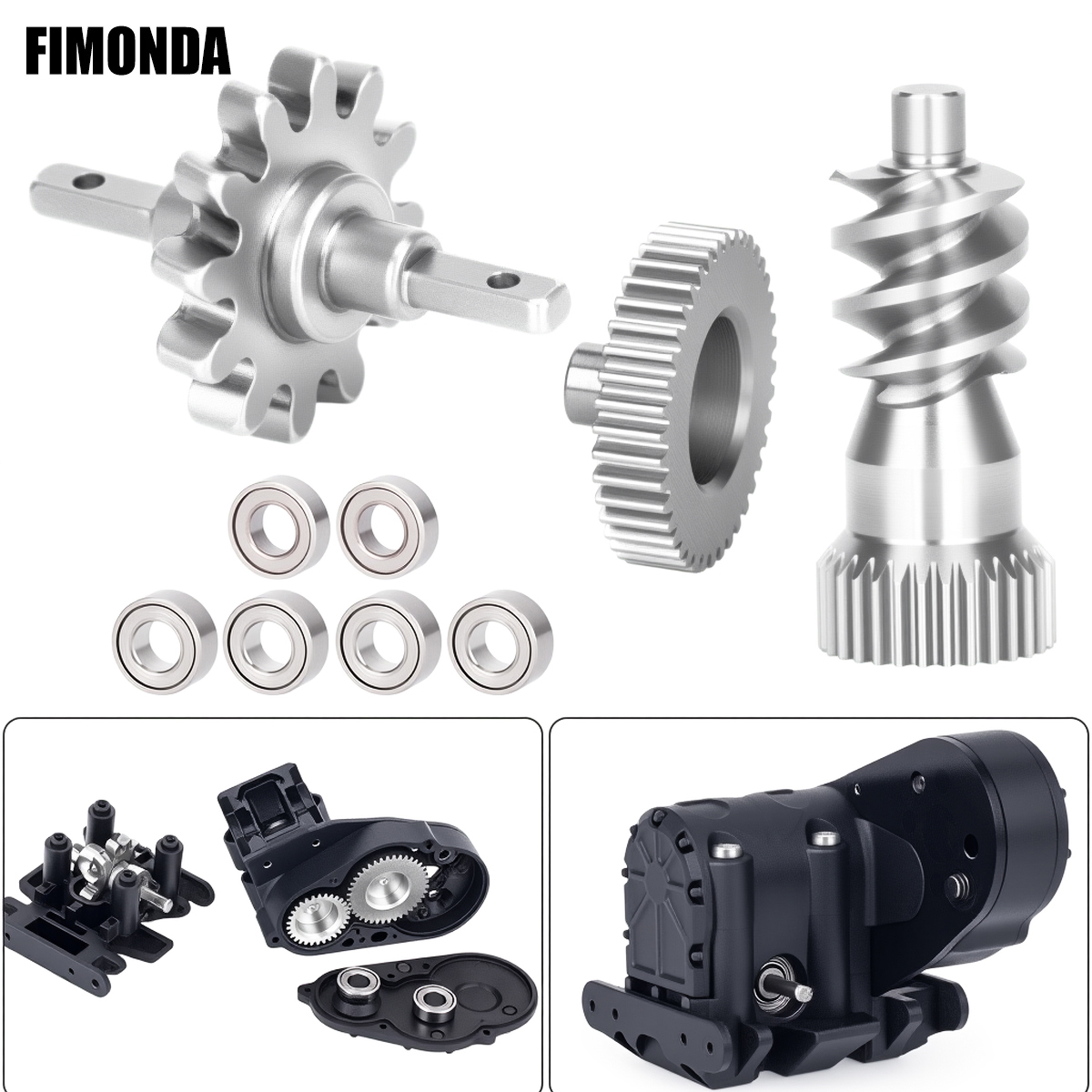 Rc Hobby Room - Stainless Steel Gearbox Gear Set for