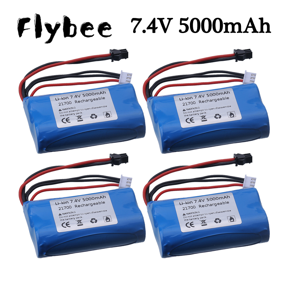 Rc Hobby Boat - (SM Plug) 7.4V 5000mAH 21700 Li-ion