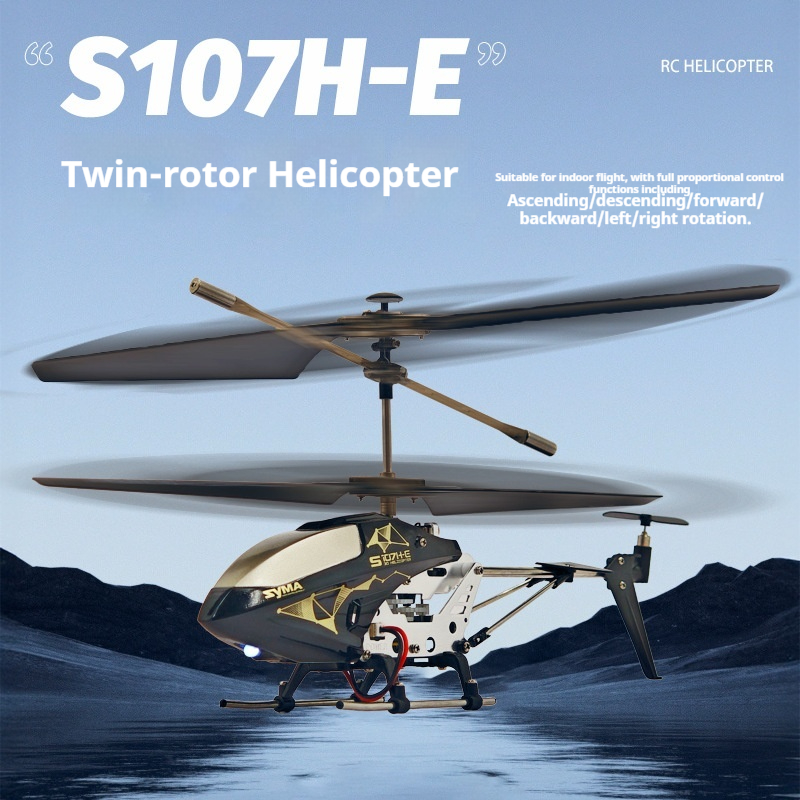 Rc Hobby Grade Helicopter - Syma Rc Helicopter S107H E 4