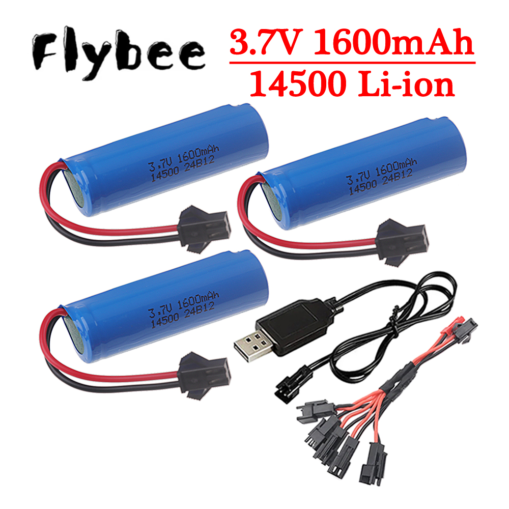 Rc Hobby & Maskinservice I Eskilstuna - Original 3.7v 14500 1600mAh Lipo battery