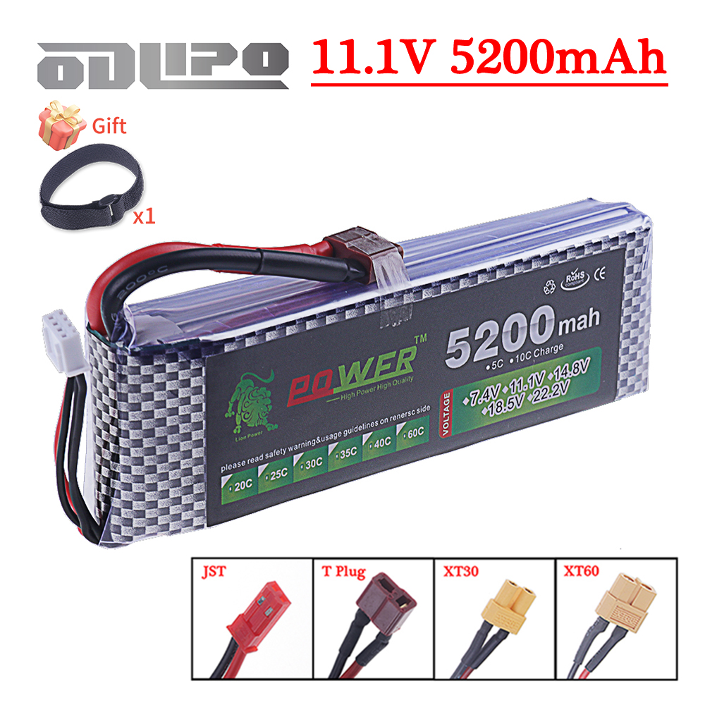 Rc Hobby Boat - 3S Lipo Battery 11.1V 5200mah 40C