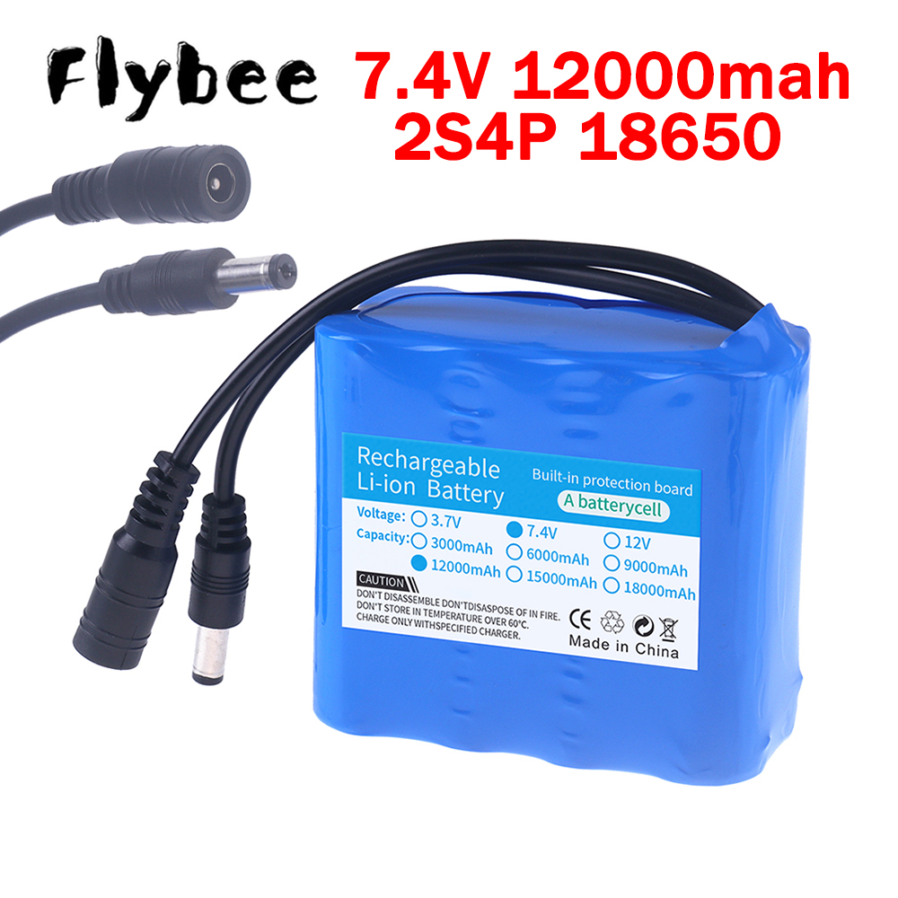 2S4P 18650 Lithium Battery 7.4 - đánh giá và giá Rc Hobby Boat