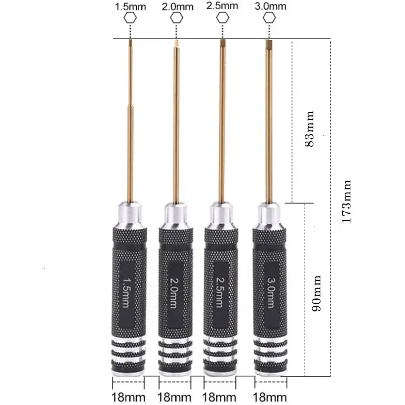 0.9/1.27/ 1.3/ 1.5/ 2.0/ 2.5/  - đánh giá và giá Rc Hobby Tool Kit