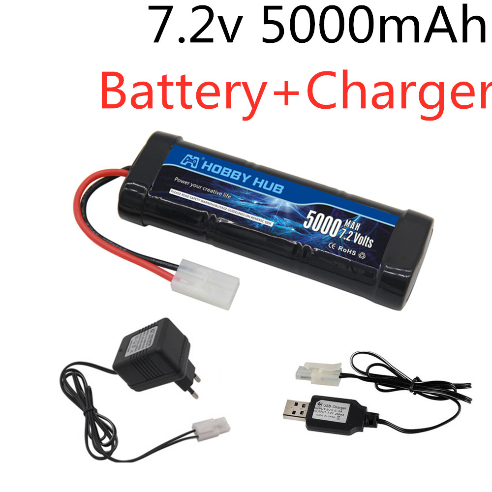 7.2V 5000mAh Ni-MH Battery Pac - đánh giá và giá Rc Hobby Boat