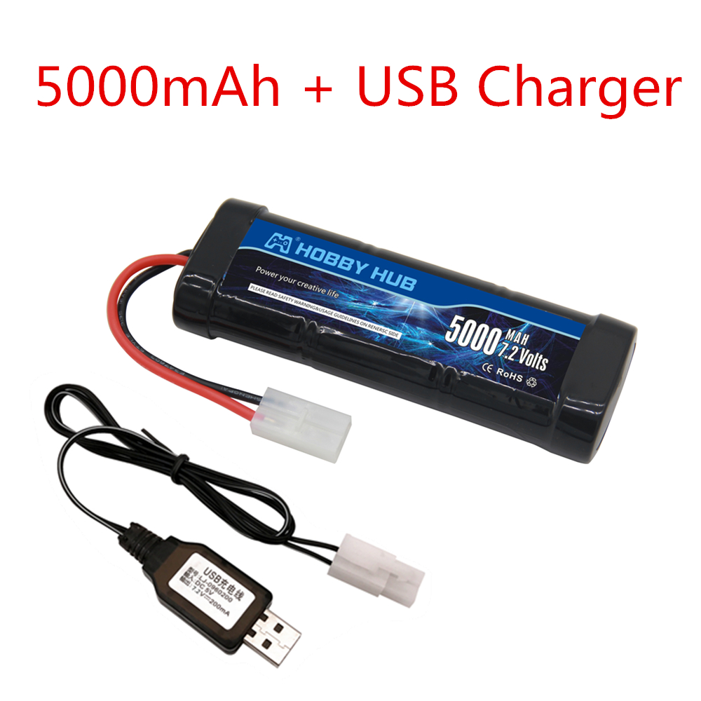 7.2V 5000mAh Ni-MH Battery Pac - đánh giá và giá Rc Hobby Boat