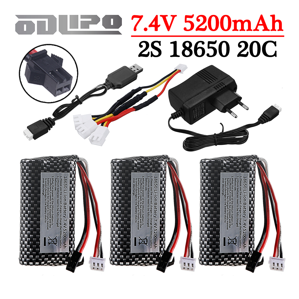 18650 7.4V 5200mAh Li-ion batt - đánh giá và giá Rc Hobby Boat