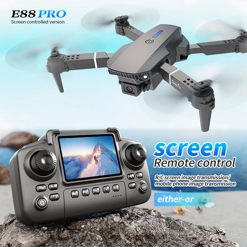Professional E88 PRO Drone wit - đánh giá và giá Rc Hobby Grade Helicopter