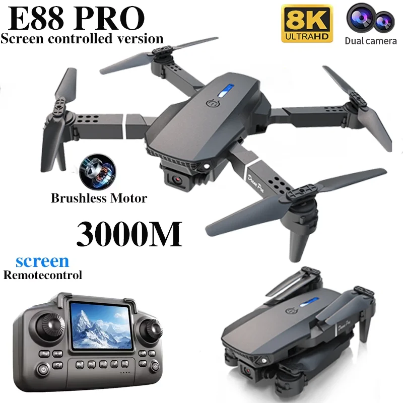 Professional E88 PRO Drone wit - đánh giá và giá Rc Hobby Grade Helicopter
