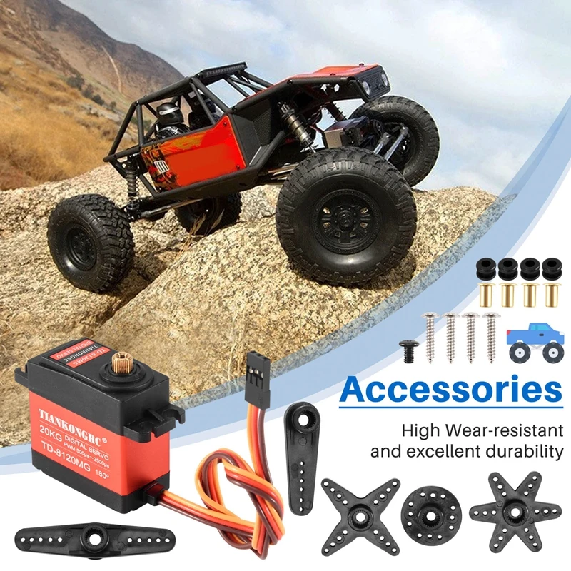 TD-8120MG Waterproof Metal Gea - đánh giá và giá Rc Hobby Products
