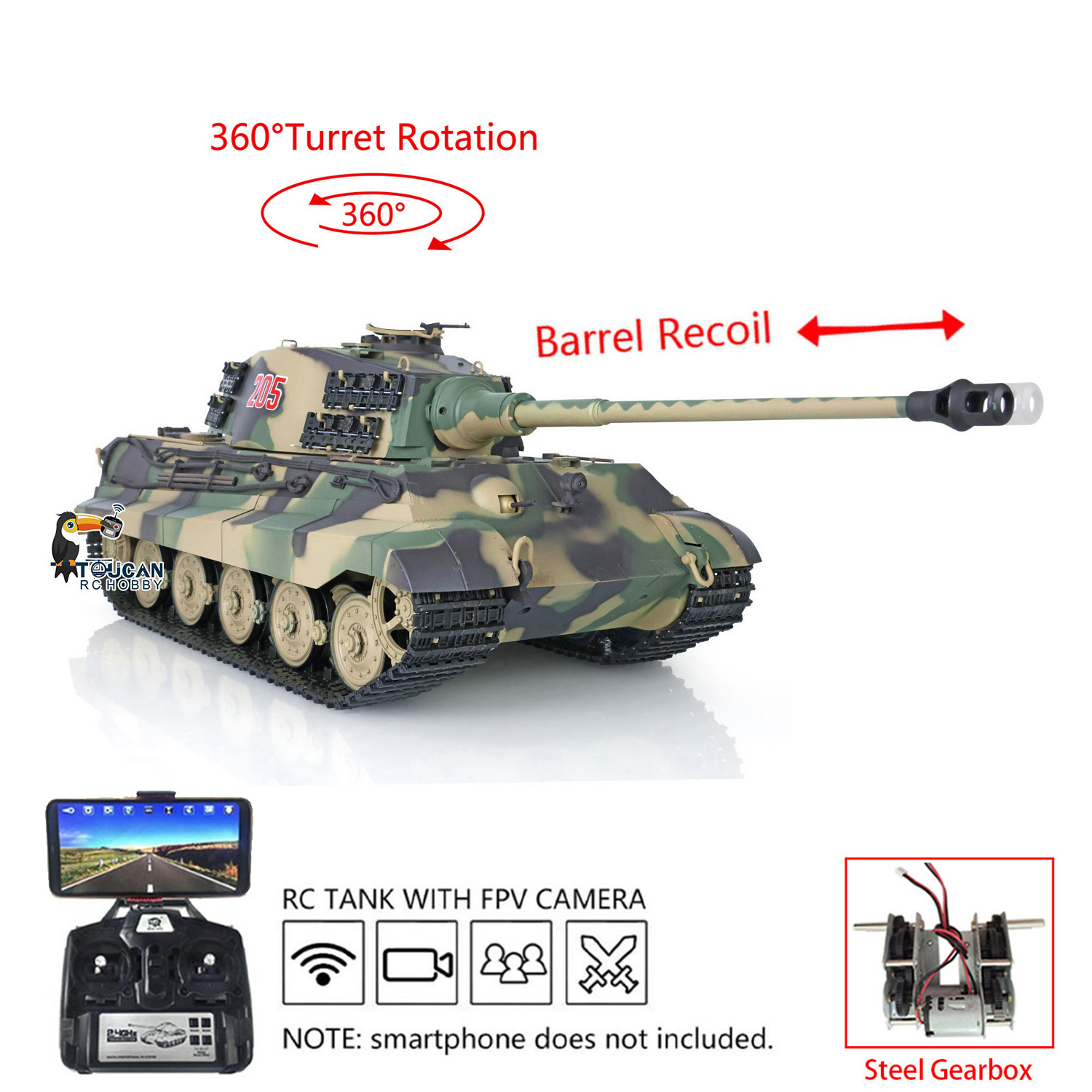 Toys Heng Long RC Panzer Tanks - đánh giá và giá Rc Hobby Kings