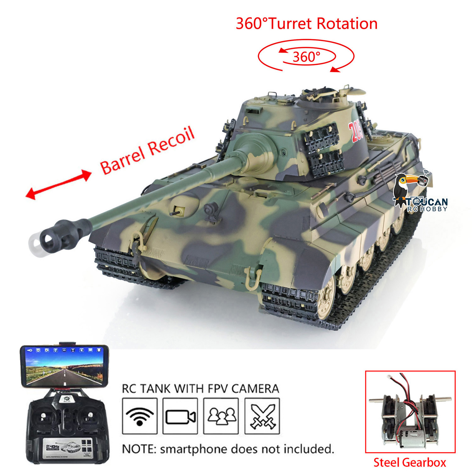 Toys Heng Long RC Panzer Tanks - đánh giá và giá Rc Hobby Kings