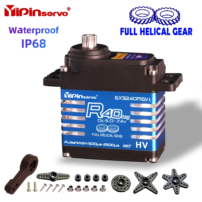 Waterproof IP68 RC Servo 40kg  - đánh giá và giá Rc Hobby Products