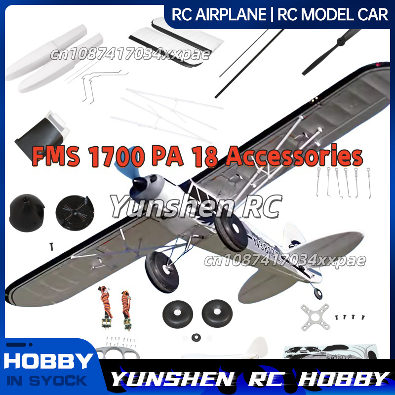 FMS RC Plane Decals For 1700mm - đánh giá và giá Rc Hobby & Maskinservice I Eskilstuna