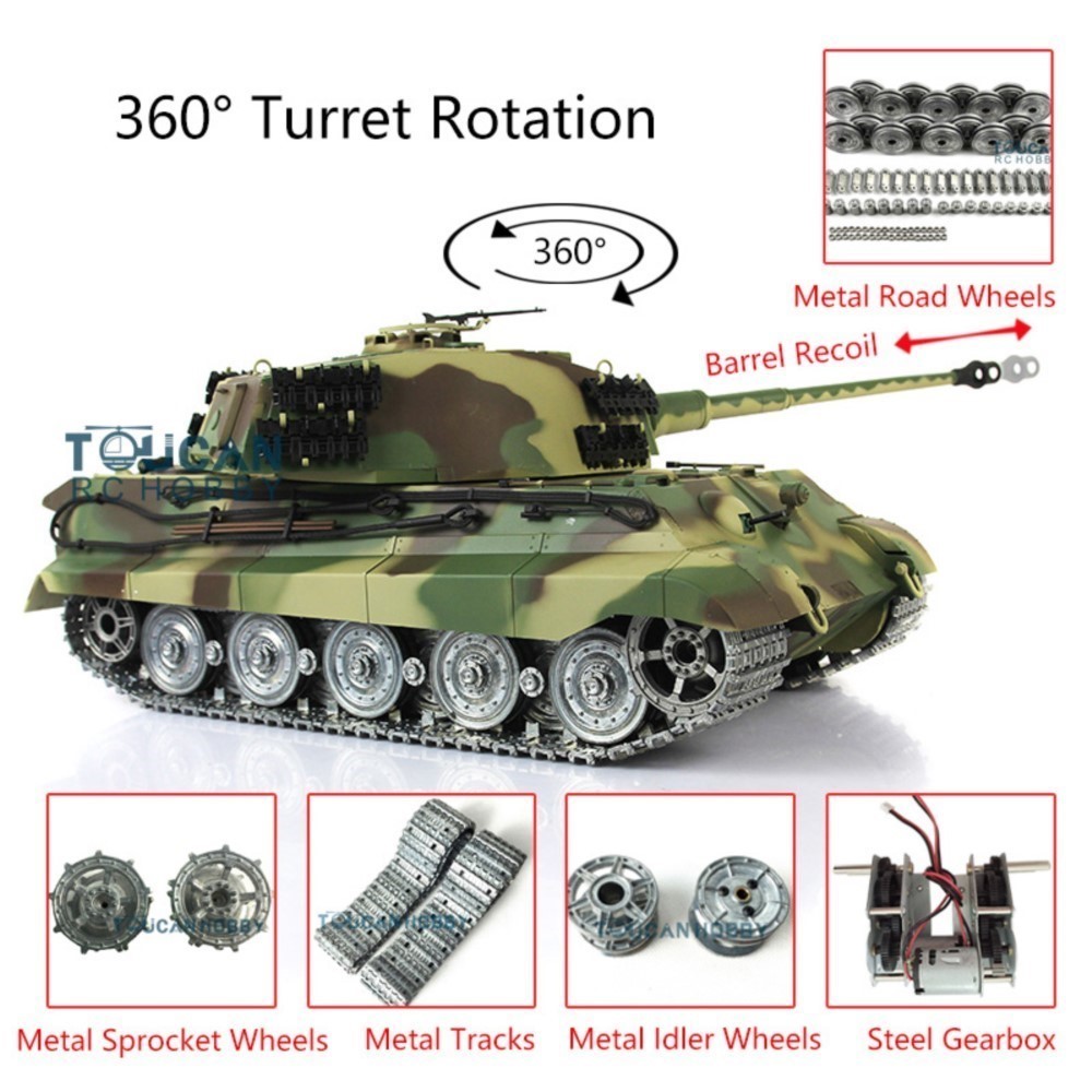 Heng Long 1/16 Scale 7.0 RC Ta - đánh giá và giá Rc Hobby Kings