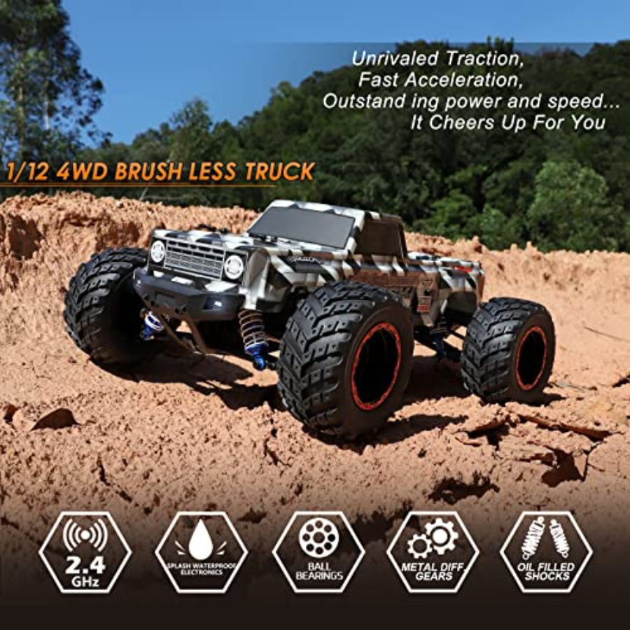 1/12 Scale Brushless RC Cars 9 - đánh giá và giá Rc Hobby Grade Monster Truck