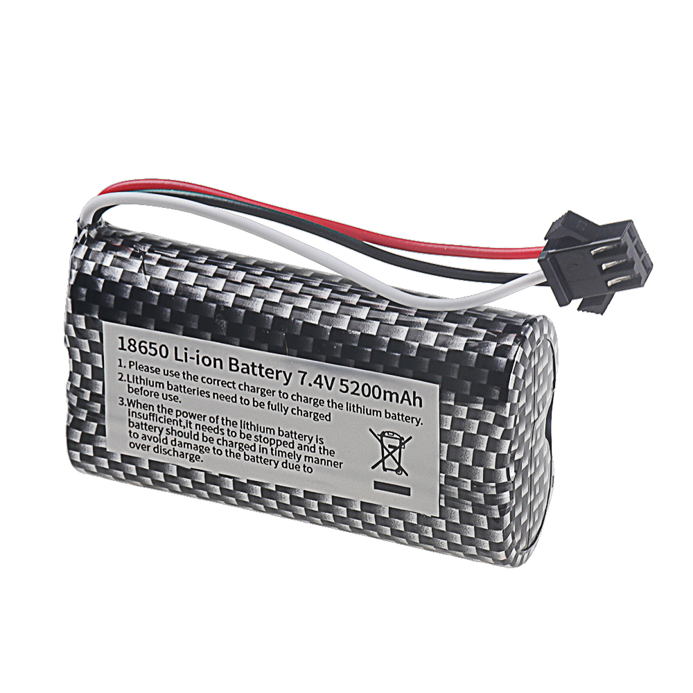 18650 Li-ion 7.4V 5200mAh Batt - đánh giá và giá Rc Hobby & Maskinservice I Eskilstuna