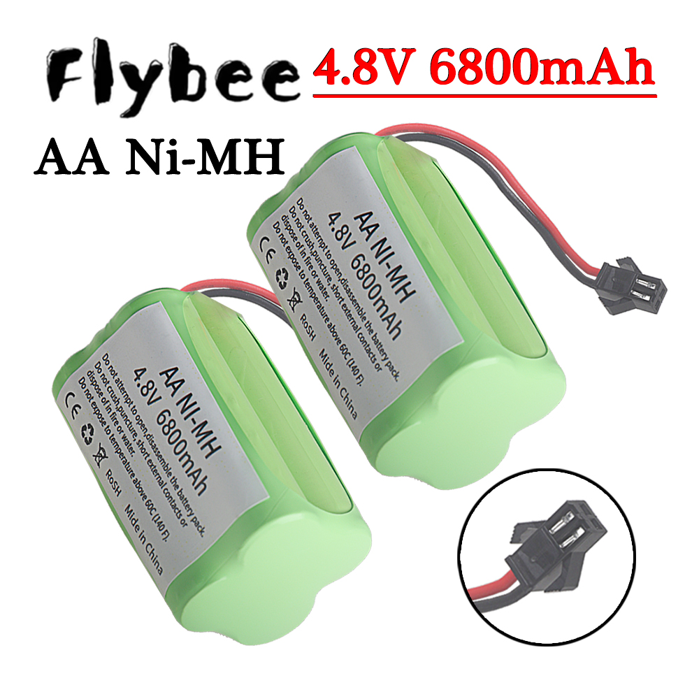 NI-MH 6800mAh 4.8V 4*AA Batter - đánh giá và giá Rc Hobby Boat