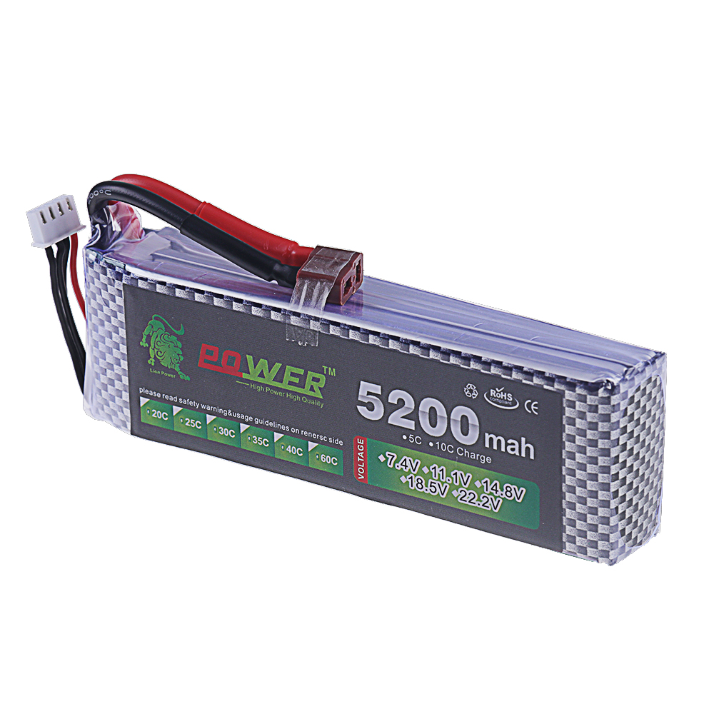 3S Lipo Battery 11.1V 5200mah  - đánh giá và giá Rc Hobby Boat