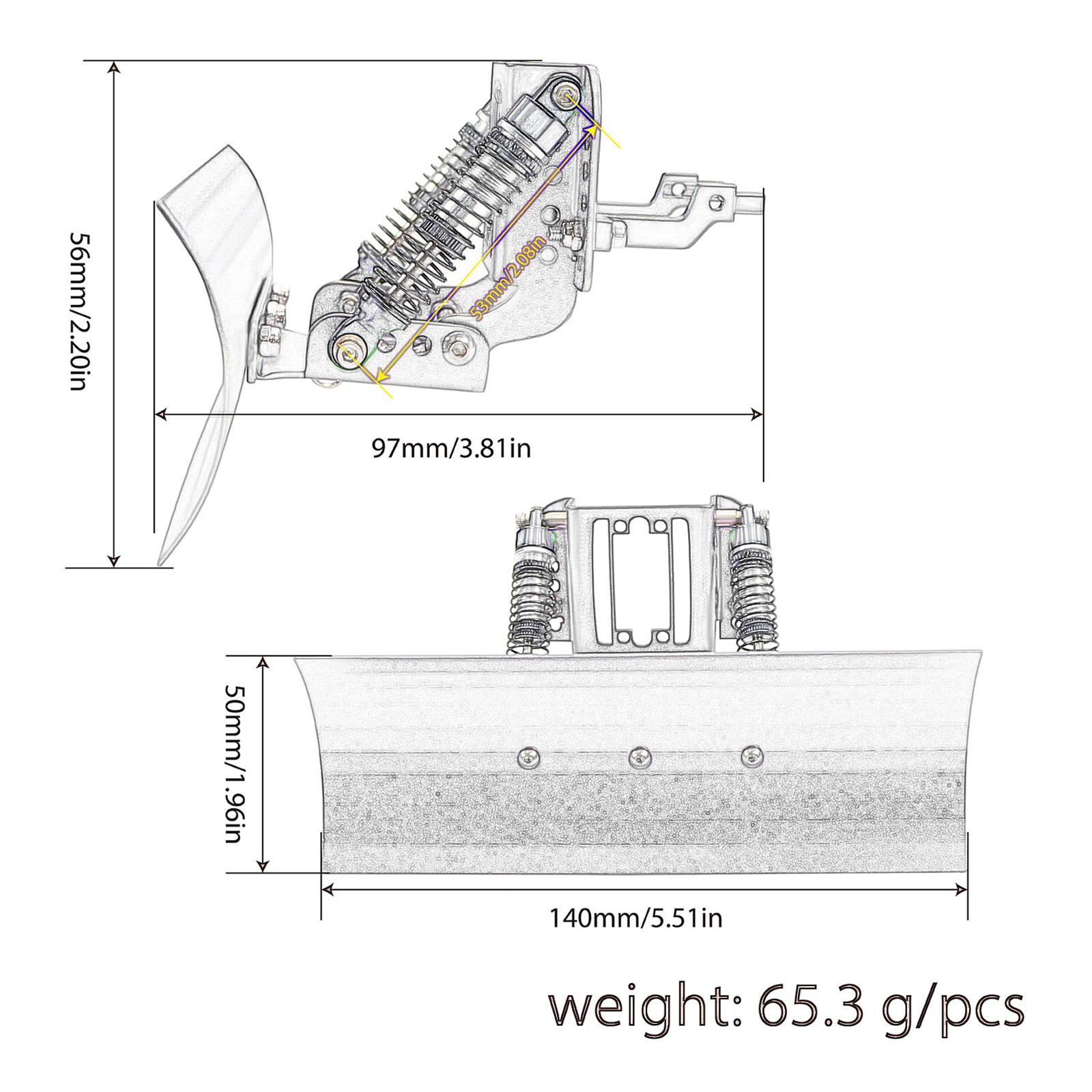 1/18 RC Snow Plow Blade Kit Re - đánh giá và giá Rc Hobby Tool Kit